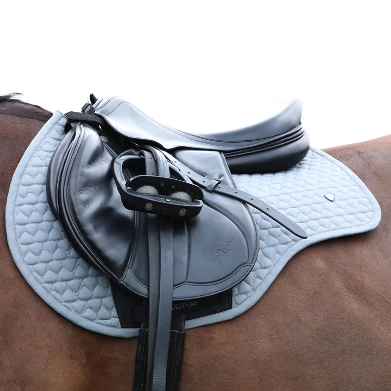 Hy Equestrian Pro Reaction Close Contact Saddlecloth - Grey-1