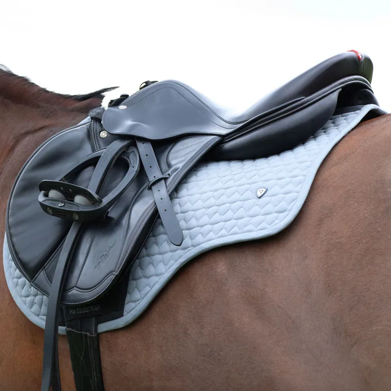Hy Equestrian Pro Reaction Close Contact Saddlecloth - Grey-3