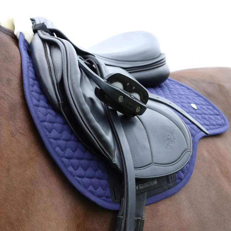Hy Equestrian Pro Reaction Close Contact Saddlecloth - Navy-3