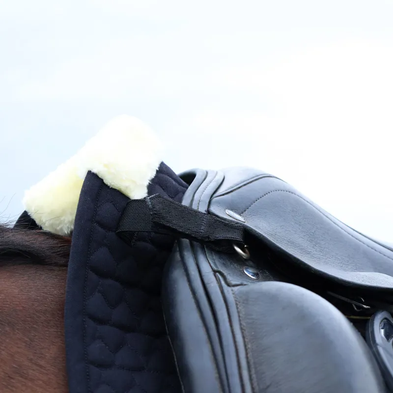 Hy Equestrian Pro Reaction Dressage Saddlecloth - Black-1