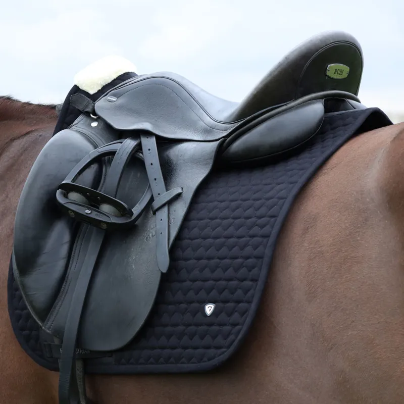 Hy Equestrian Pro Reaction Dressage Saddlecloth - Black-2