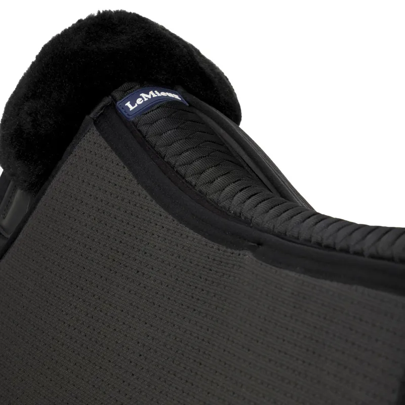 LeMieux Streamline Merino+ Half Pad - Black/Black-1
