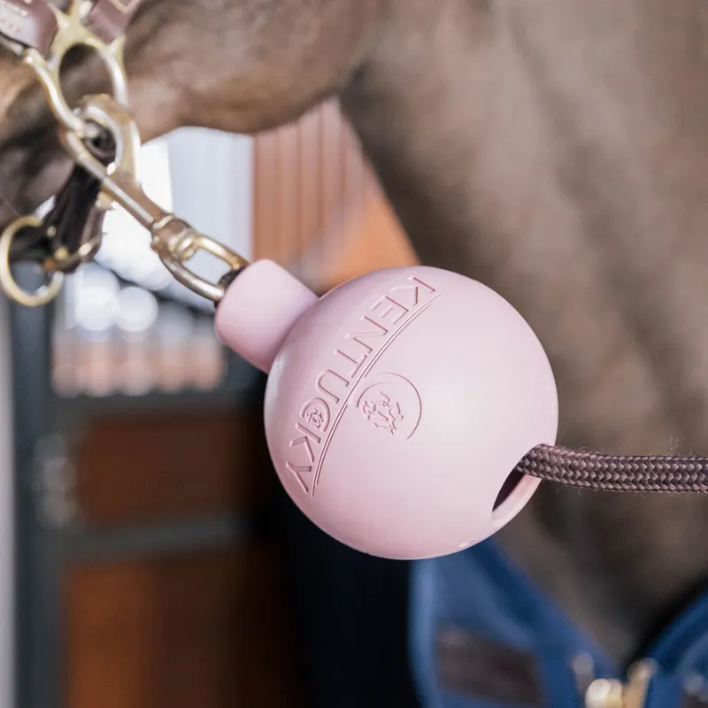Kentucky Lead Rope Clip Protection Ball - Old Rose-2
