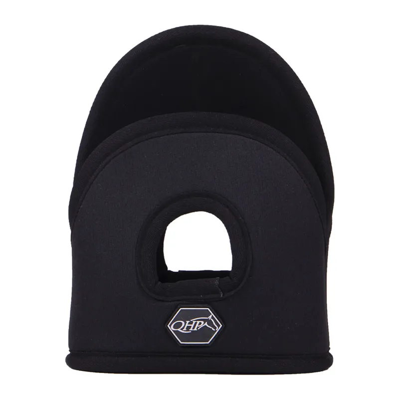 QHP Neoprene Stirrup Covers - Black 