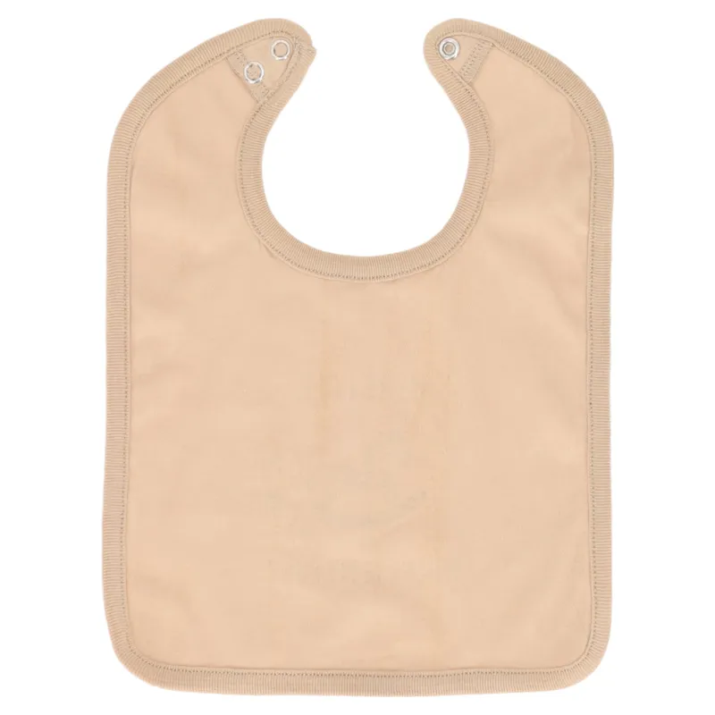QHP Bobby Baby Bib - Beige-1