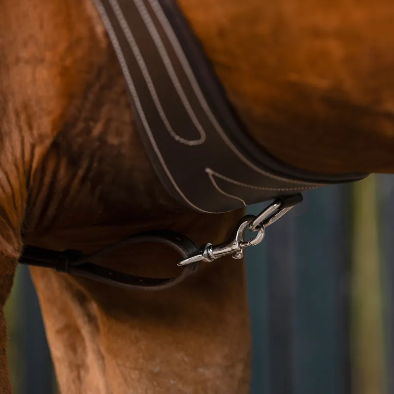 QHP Breastplate with Long Bridge - Brown-5