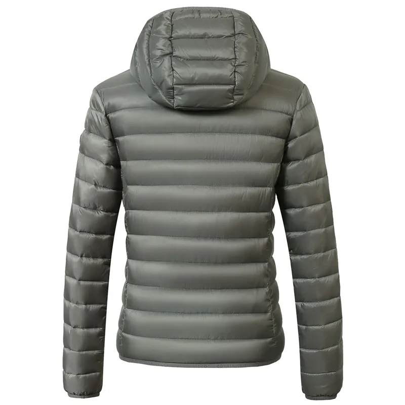 Covalliero Womens Quilted Jacket - Steel Grey-1