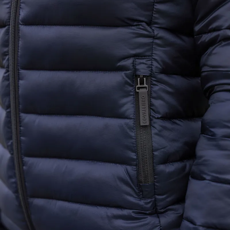 Covalliero Womens Quilted Jacket - Dark Navy-8