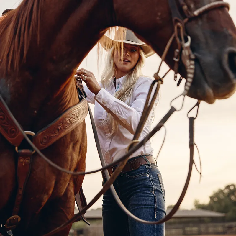 Ariat R.E.A.L Perfect Rise Rosa Womens Boot Cut Jeans - Lita-13