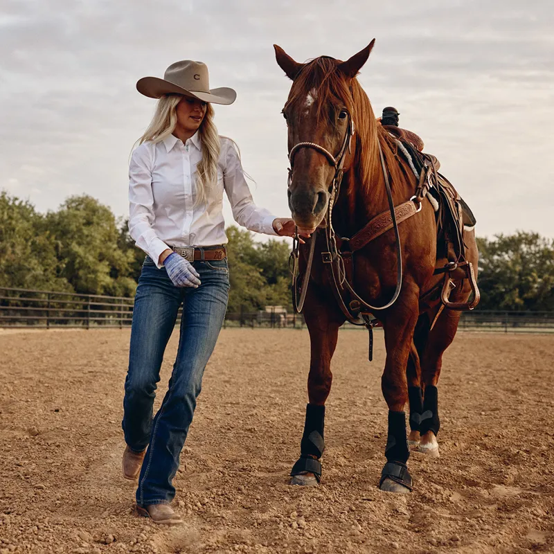 Ariat R.E.A.L Perfect Rise Rosa Womens Boot Cut Jeans - Lita-12