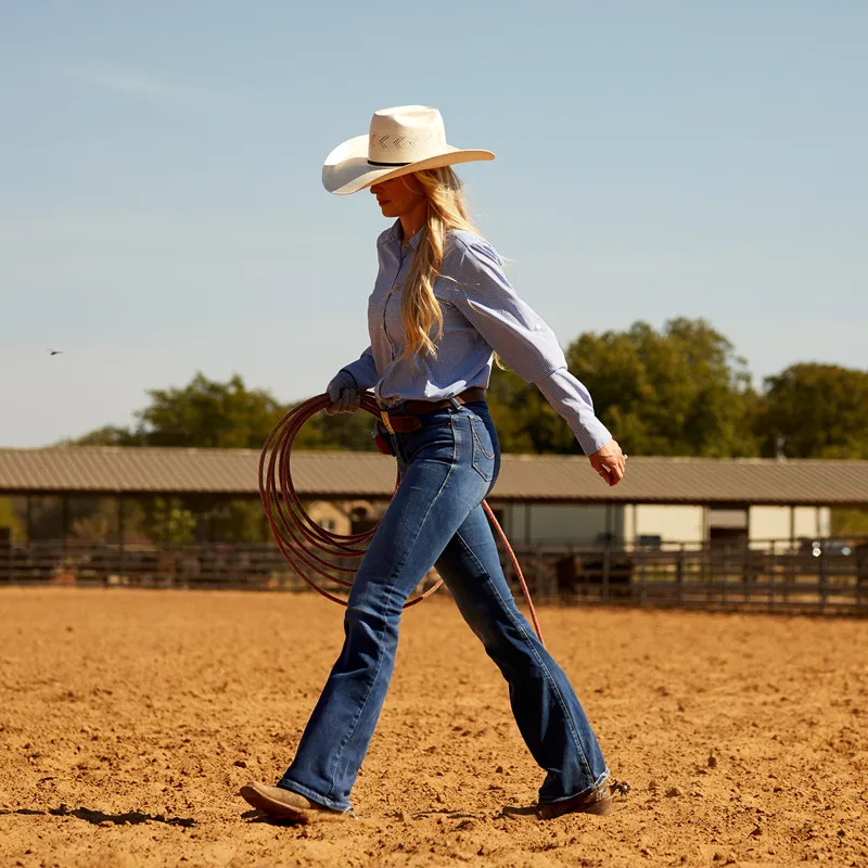 Ariat R.E.A.L Perfect Rise Rosa Womens Boot Cut Jeans - Lita-9