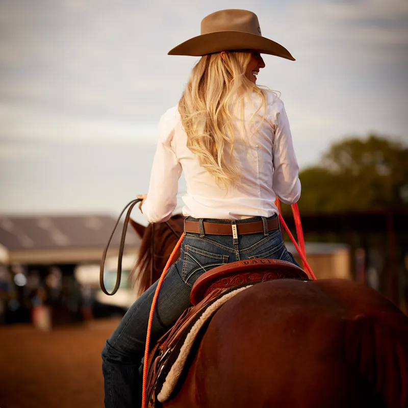 Ariat R.E.A.L Perfect Rise Rosa Womens Boot Cut Jeans - Lita-8