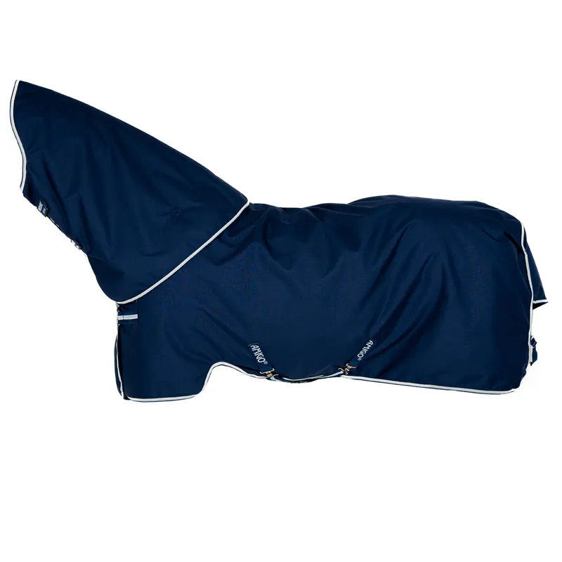 Amigo Ripstop 900D Plus 200g Detachable Neck Turnout Rug - Witney Navy-3