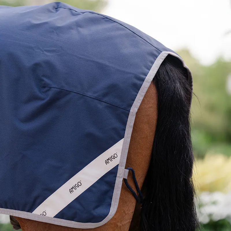 Amigo Ripstop Waterproof Exercise Sheet - Navy/Titanium Grey-5