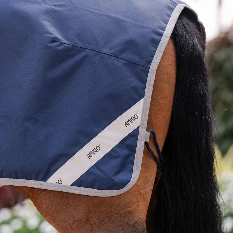 Amigo Ripstop Waterproof Exercise Sheet - Navy/Titanium Grey-3