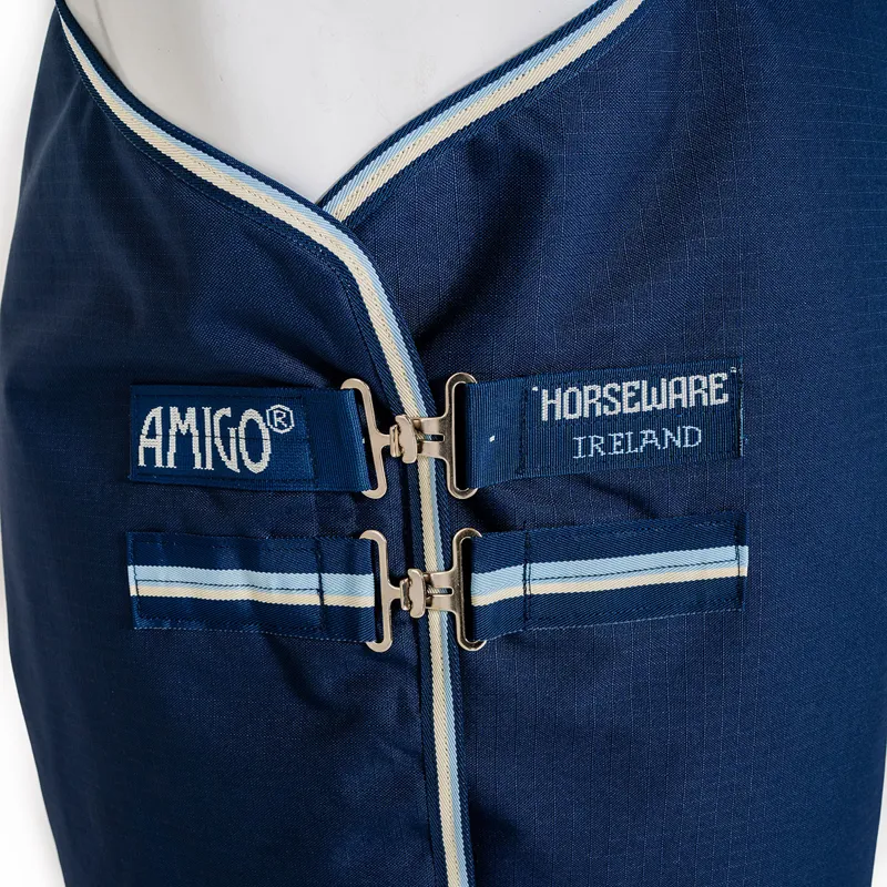 Amigo Ripstop 900D Fleece Lined 50g Turnout Rug - Witney Navy-6