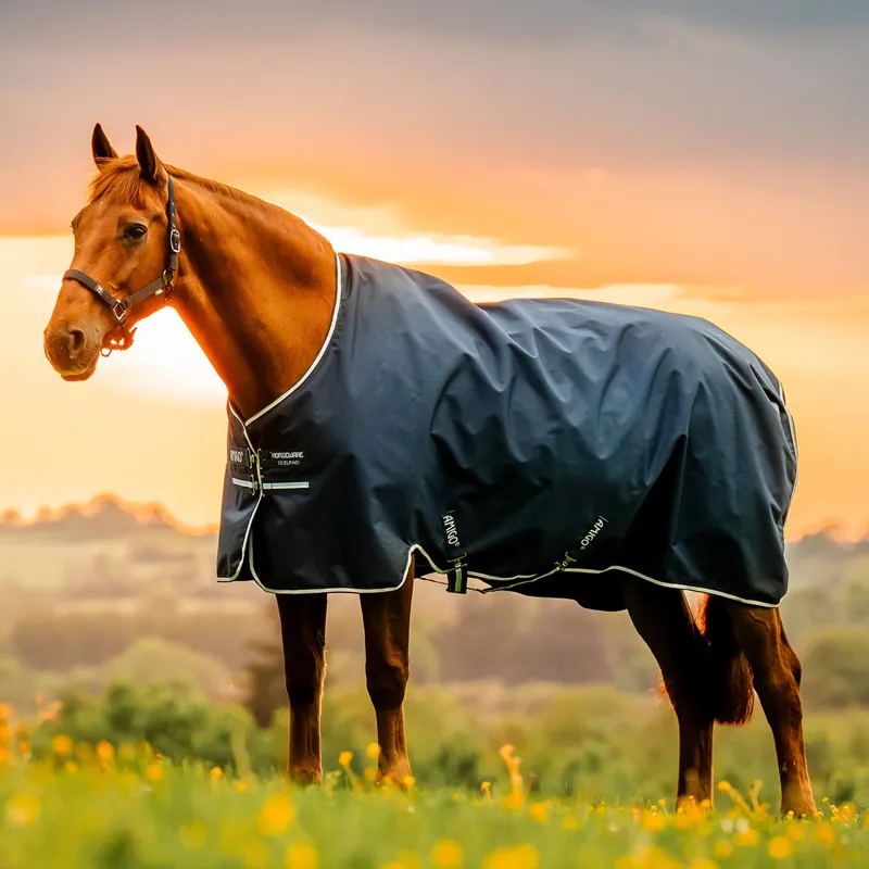 Amigo Ripstop 900D Fleece Lined 50g Turnout Rug - Witney Navy-3