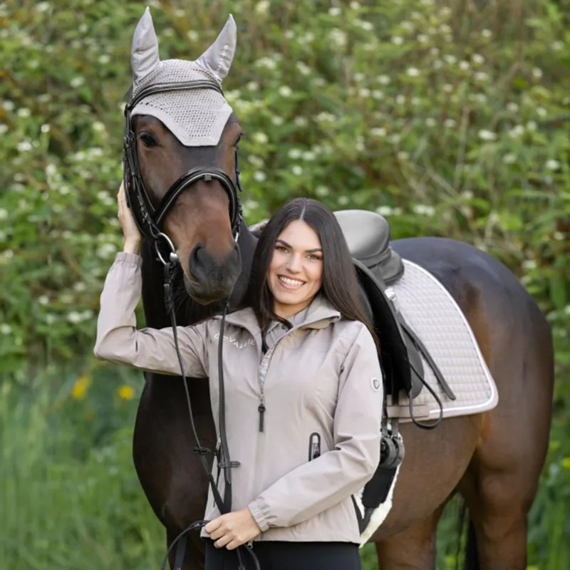 Covalliero Ladies Waterproof Rain Jacket - Beige-7