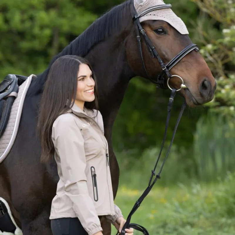 Covalliero Ladies Waterproof Rain Jacket - Beige-4