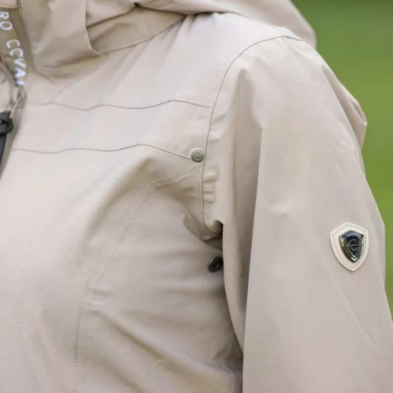 Covalliero Ladies Waterproof Rain Jacket - Beige-3