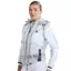 Aztec Diamond Clear Ladies Rain Jacket - White