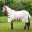 Rambo Pony Hoody Sweet Itch Fly Rug - Chalk/Hunter Green/Silver