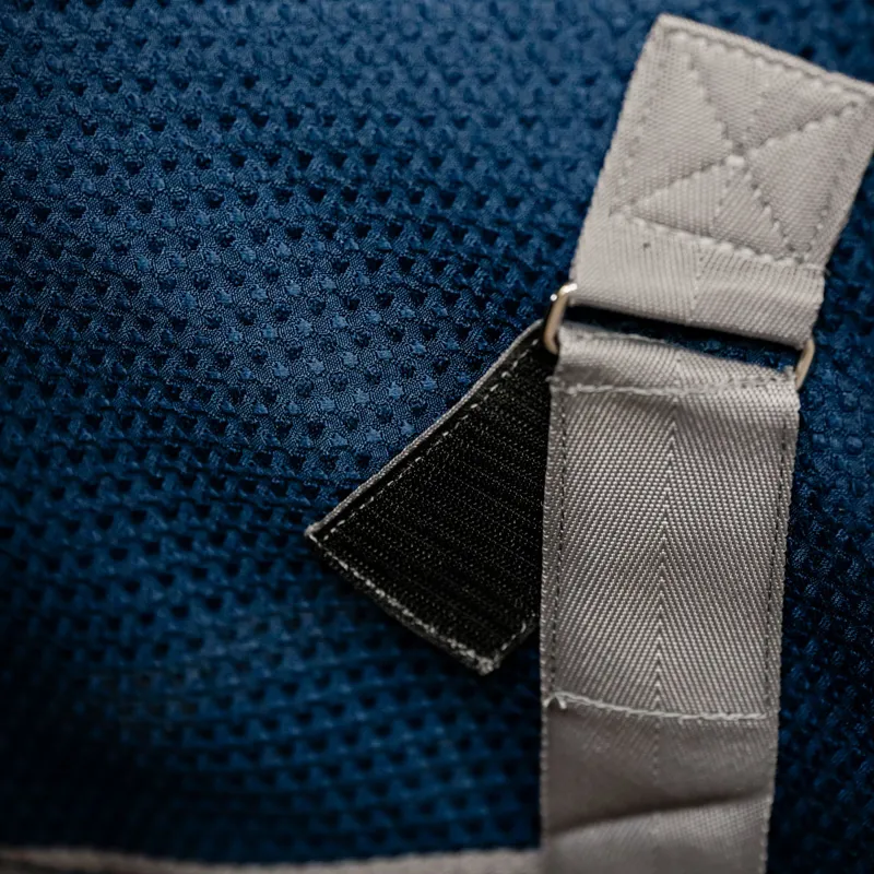 Rambo Techni-Waffle Cooler Rug - Navy/Thunderstorm Grey/Silver-1