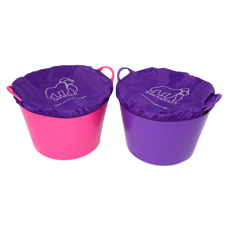 Red Gorilla Breakfast/Dinner Tub Covers - Purple