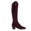 Fairfax and Favor Regina Heeled Boots - Plum Suede