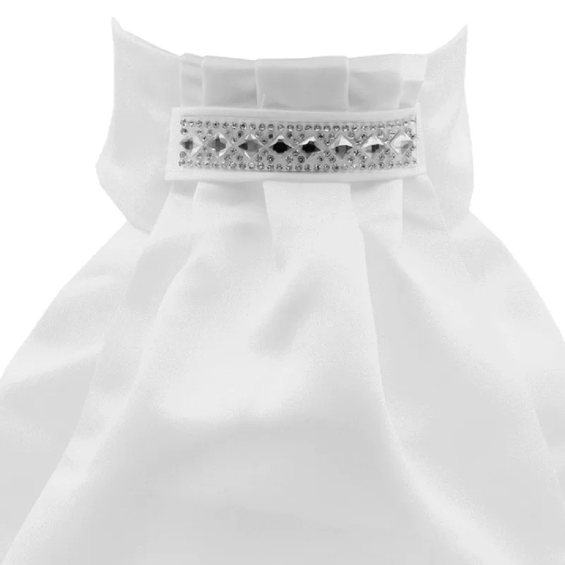 Equetech Deluxe Ready Tied Stock - Crystal Prism/White