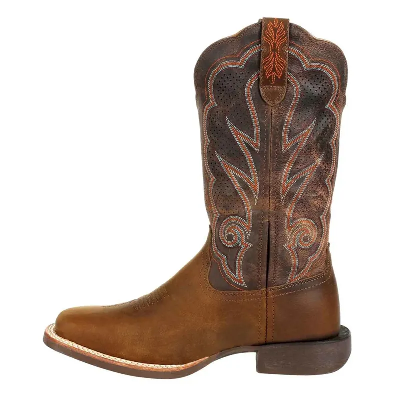 Durango Rebel Pro Ladies Western Boots - Distressed Cognac-2
