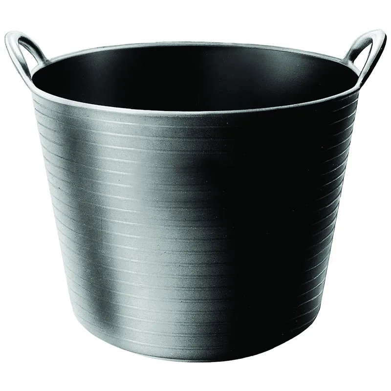 Red Gorilla Tubtrug Flexible Large 38L Bucket - Black