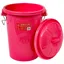 Red Gorilla 30L Storage Bin with Clip Lid - Pink