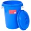 Red Gorilla 80L Storage Bin with Clip Lid - Blue