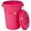 Red Gorilla 80L Storage Bin with Clip Lid - Pink