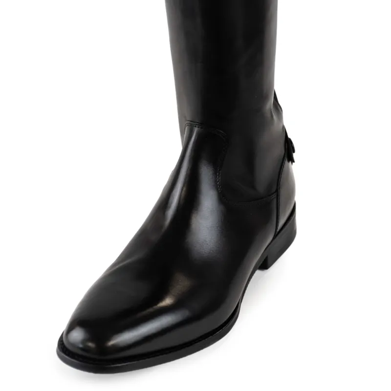 Animo Zen Elastic Panel Tall Riding Boots - Black-4