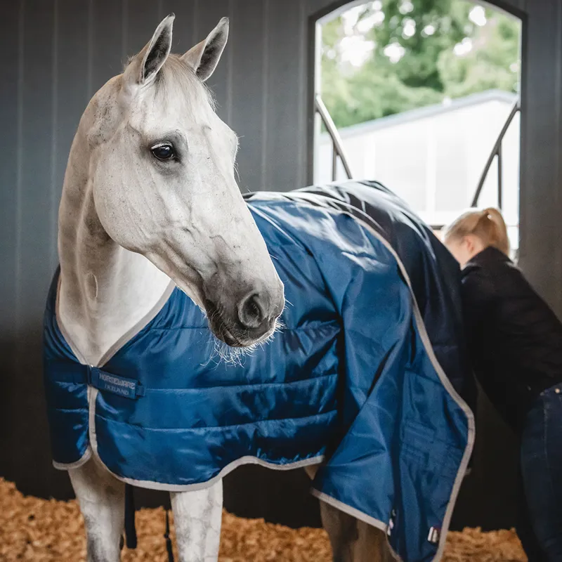Horseware Ionic 50g Rug Liner - Imperial Blue/Silver/Navy-4
