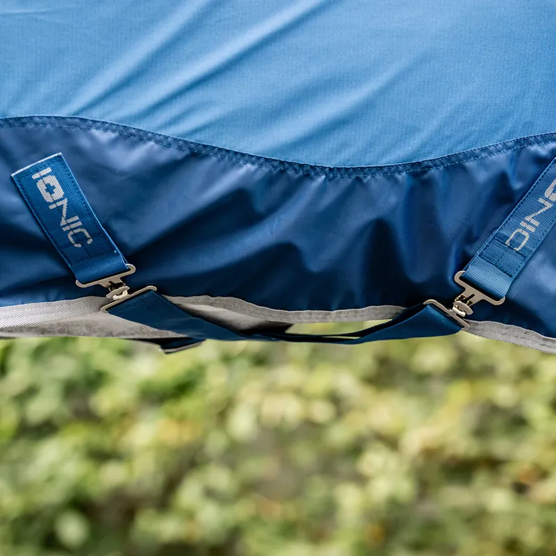 Horseware Ionic Mesh Cooler Rug - Imperial Blue/Silver/Navy-4