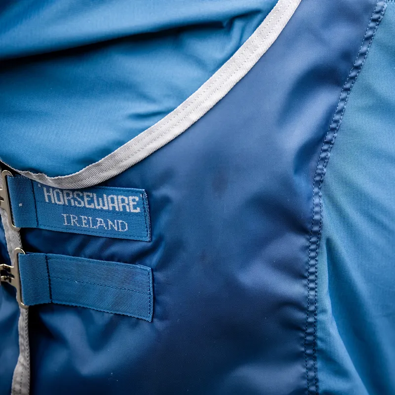 Horseware Ionic Mesh Cooler Rug - Imperial Blue/Silver/Navy-5