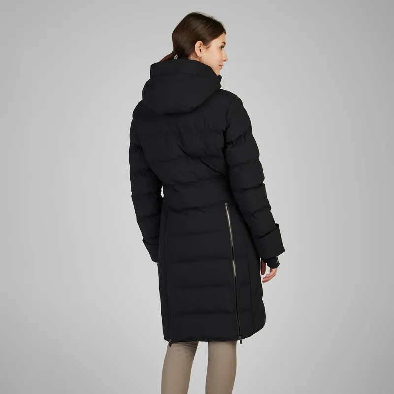 Pikeur Athleisure 6021 Raincoat Ladies Quilted Waterproof Jacket - Black-3