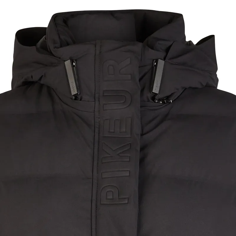 Pikeur Athleisure 6021 Raincoat Ladies Quilted Waterproof Jacket - Black-5