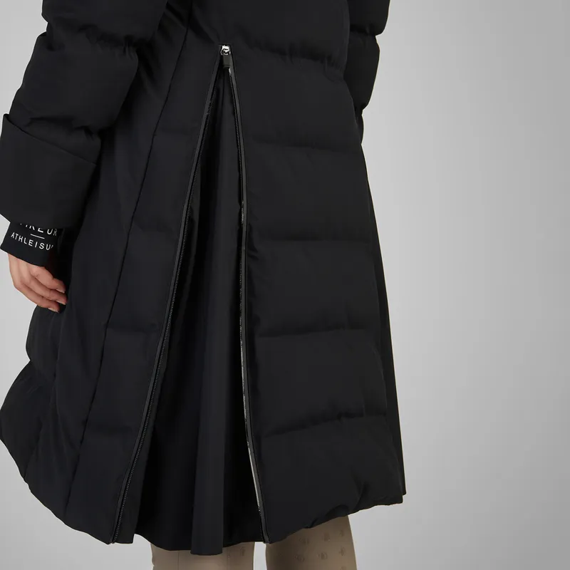 Pikeur Athleisure 6021 Raincoat Ladies Quilted Waterproof Jacket - Black-7