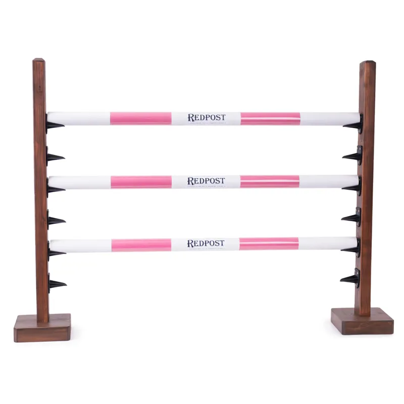 Redpost Wooden Hobby Horse Jump - Pink