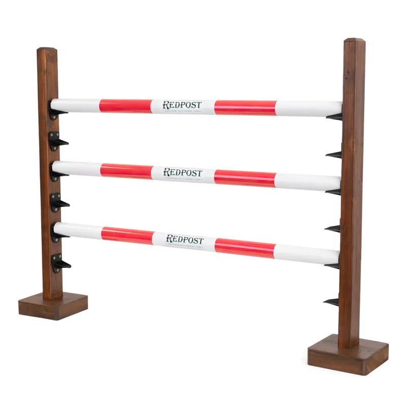Redpost Wooden Hobby Horse Jump - Red