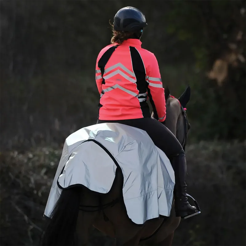 WeatherBeeta Reflective V1 Wrap Around Exercise Sheet - Silver-2