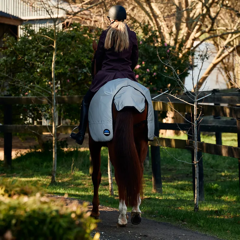 WeatherBeeta Reflective Wrap Around Exercise Sheet - Silver/Black-3