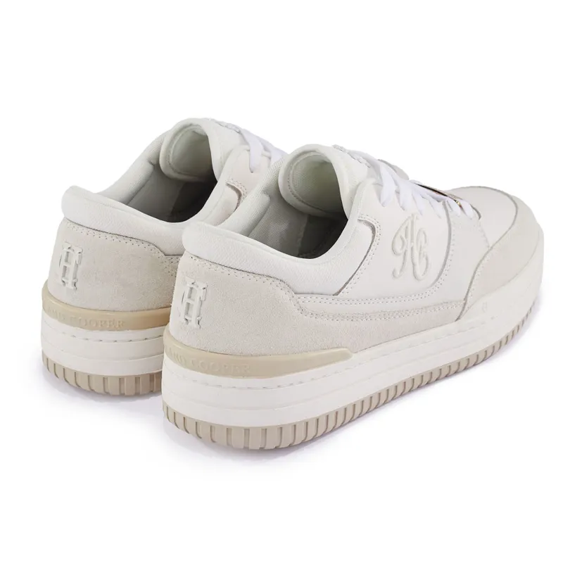 Holland Cooper Retro Runner Ladies Trainers - Off White-6