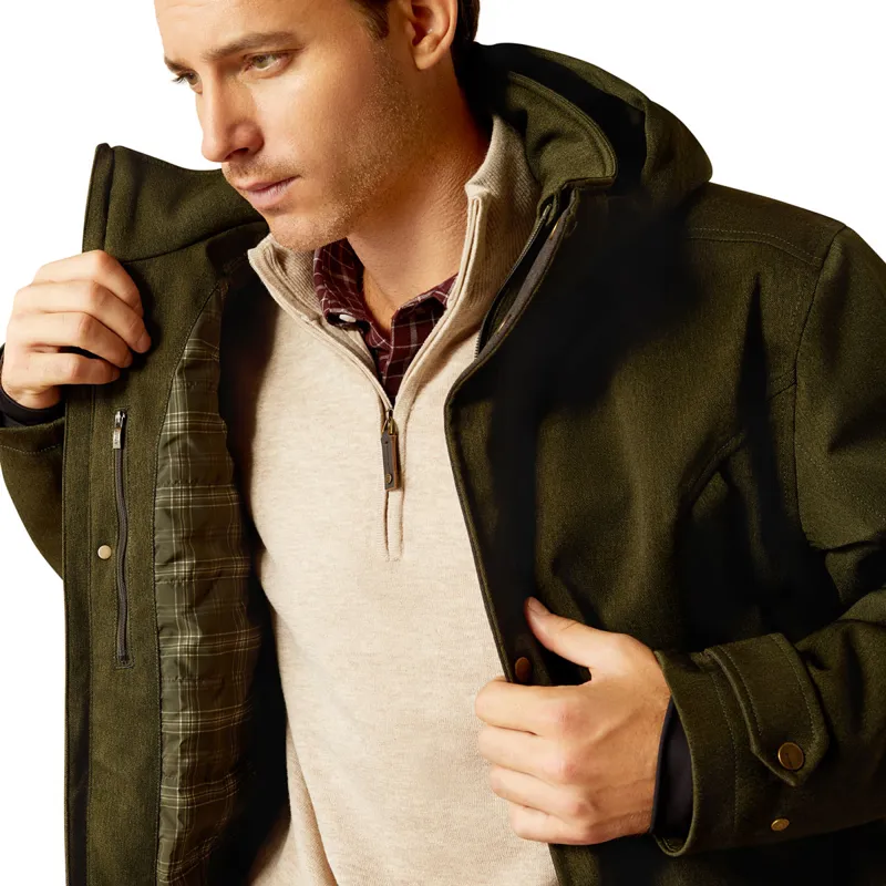 Ariat Rhodium Waterproof Insulated Mens Parka Jacket - Rosin-1