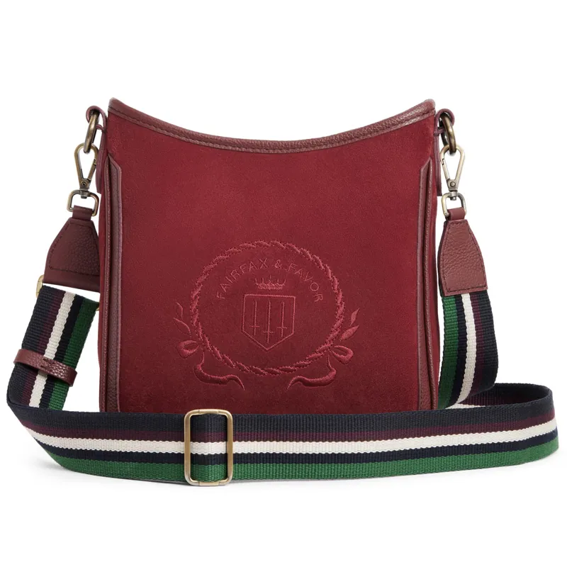 Fairfax and Favor Richmond Messenger Bag - Ruby