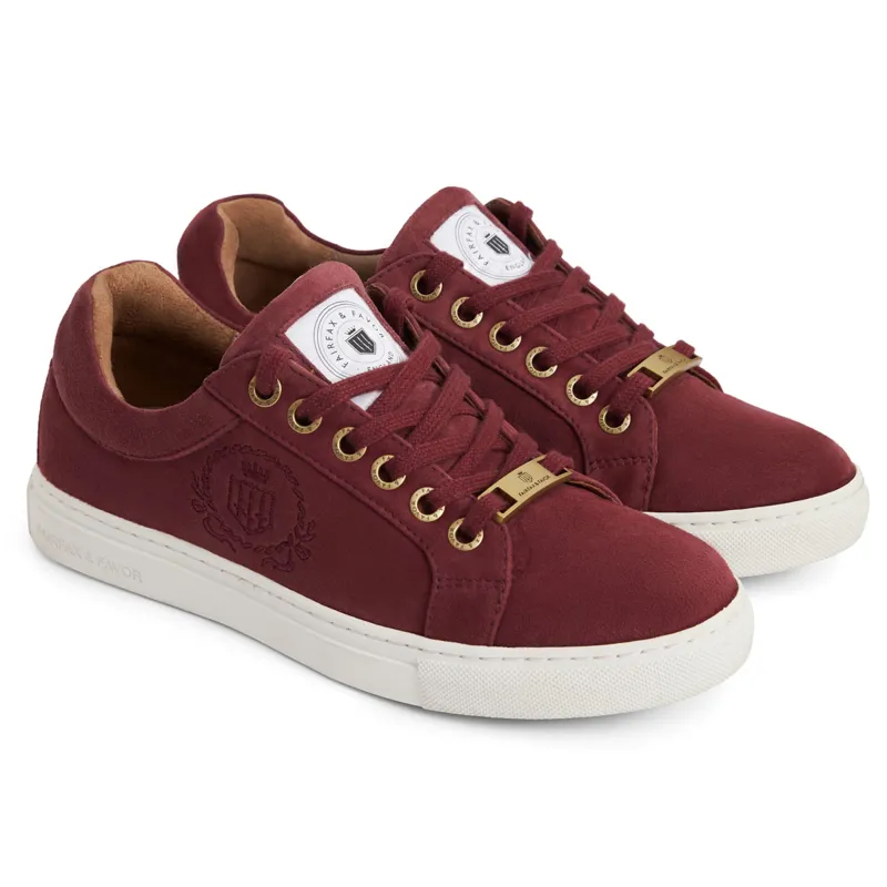 Fairfax and Favor Richmond Ladies Trainers - Ruby Suede